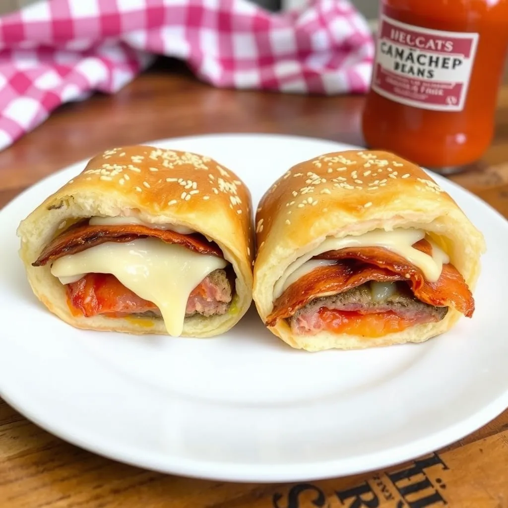 Bacon Cheeseburger Rollups