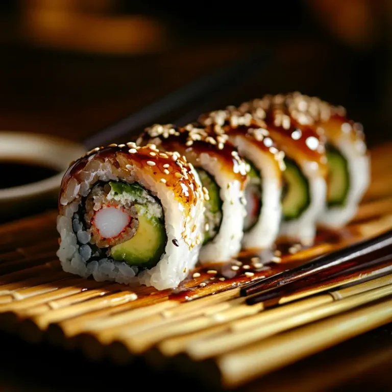 Eel Avocado Roll Recipe