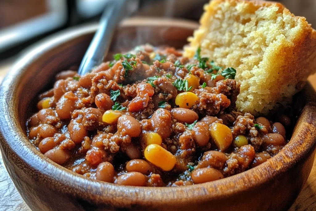 Baked Beans with Ground Meat