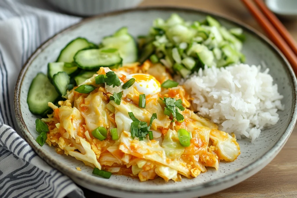 Serving Ideas for Cabbage Egg Recipe