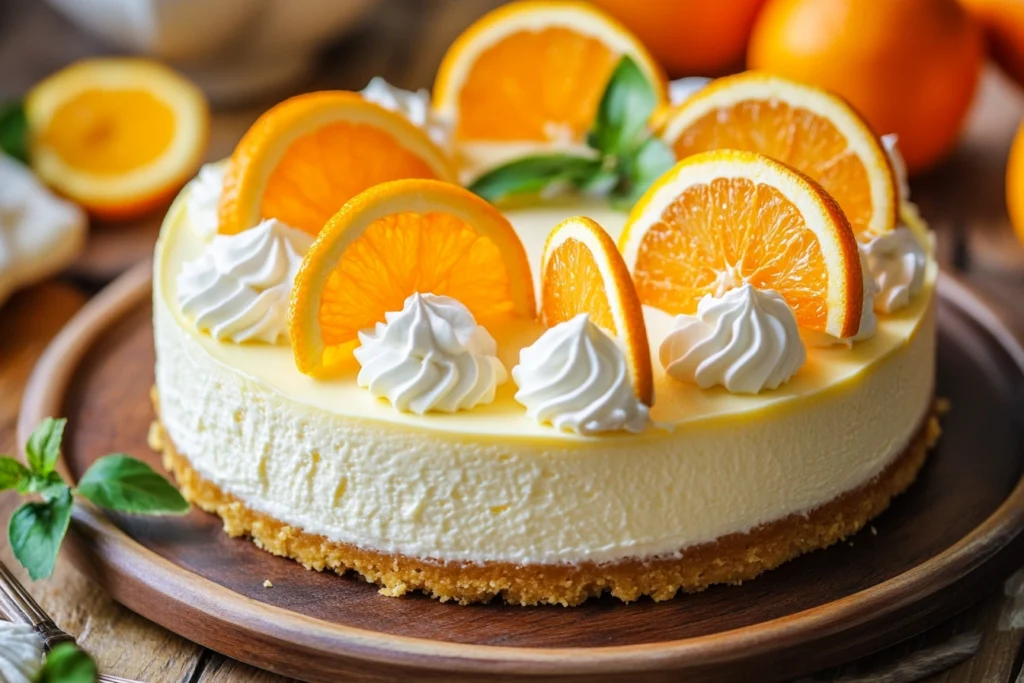 Orange Creamsicle Cheesecake