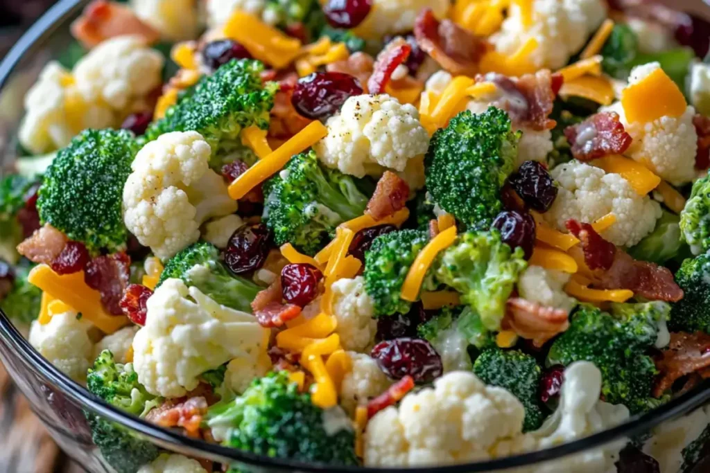 broccoli cauliflower salad recipe