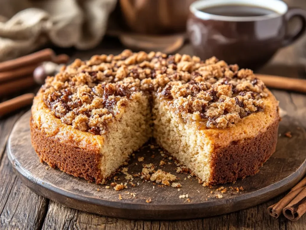 coffee cake recipe with oatmeal streusel